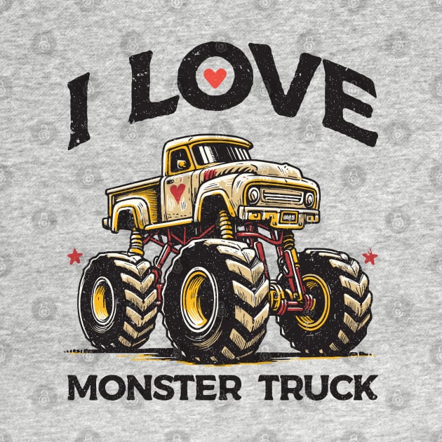 I Love Monster Truck by Yopi